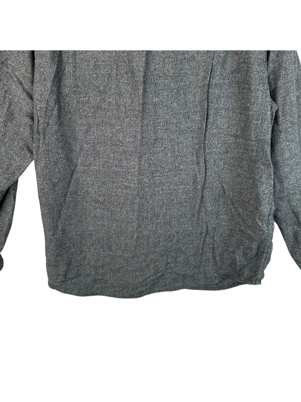 Farrell Flannel Shirt XXL Grey Button Up Long Sleeve Heritagecore Soft Warm - Picture 8 of 15